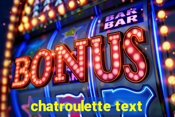 chatroulette text